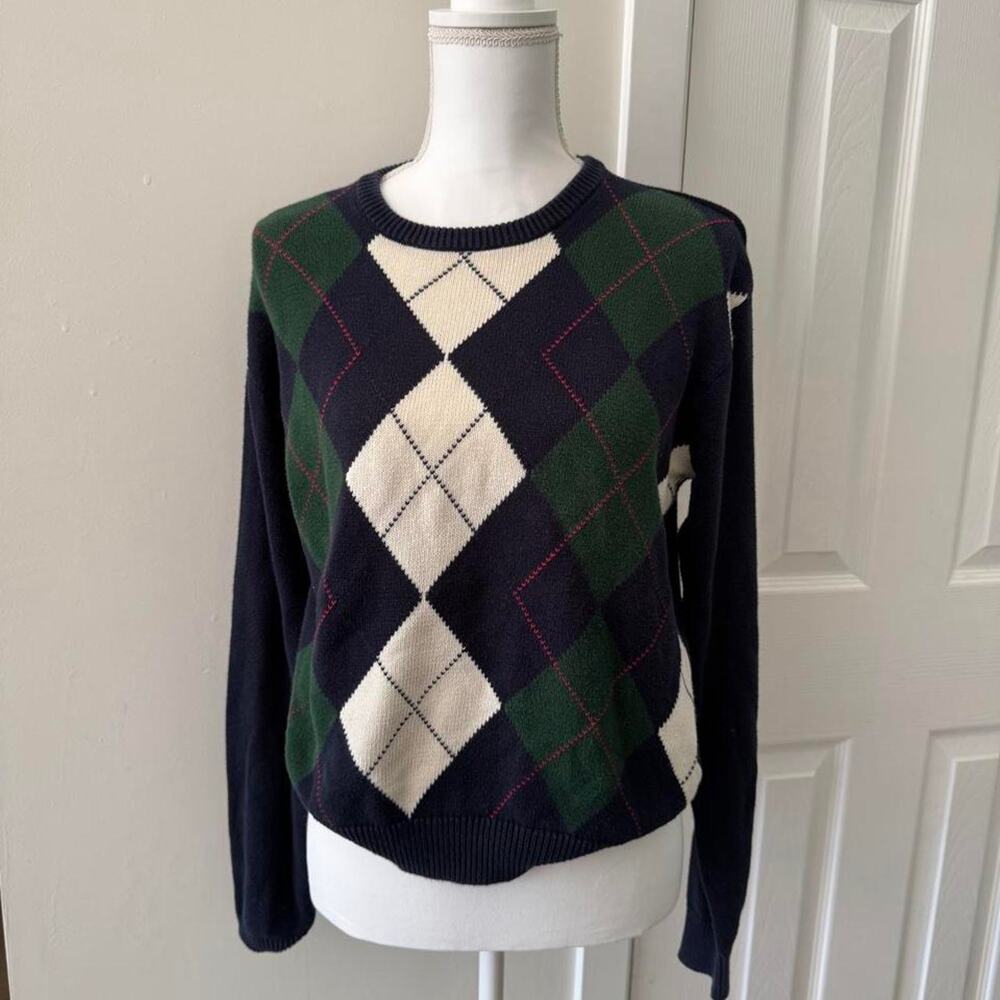 Brandy melville argyle knit sweater